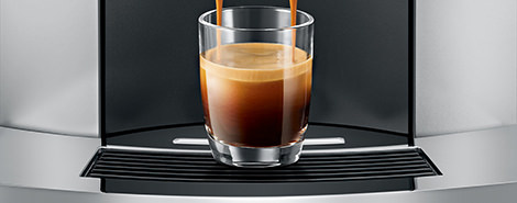 Café Espresso hecho con la cafetera E6